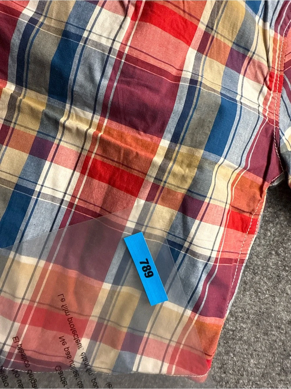 Carter’s Baby’s 3M Button-Front Plaid Shirt Multi-Color Nwt